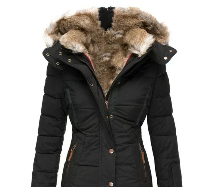 Fiona - Cozy Winter Coat with Fur Interior
