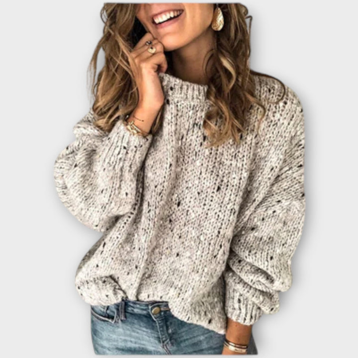 Lydia - Cozy Retro Knit Sweater