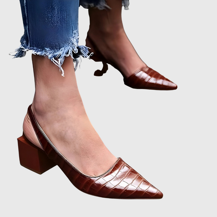 Juliette - Elegant Leather Heels