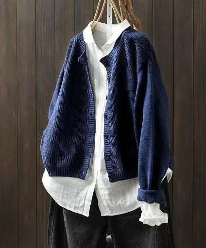 Margot - Crew Neck Cardigan