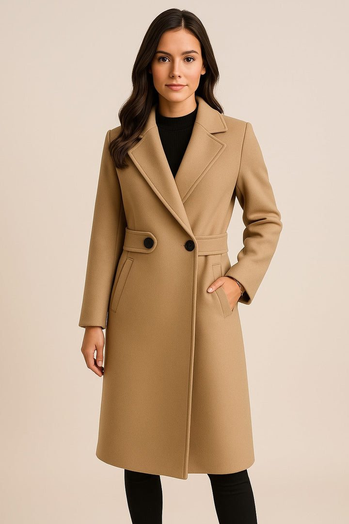 Alison - Winter Warm Coat with Belt