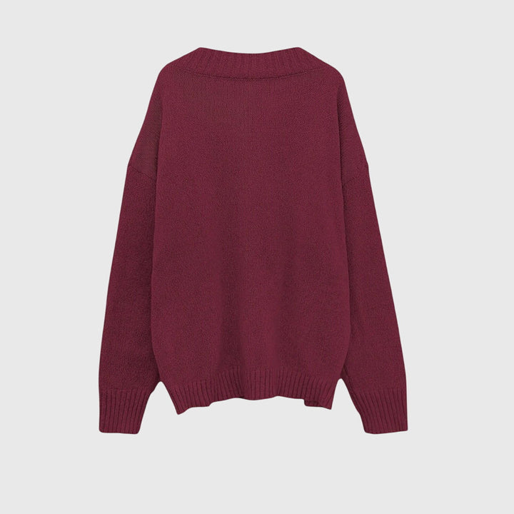 Carys - V-Neck Knitted Sweater