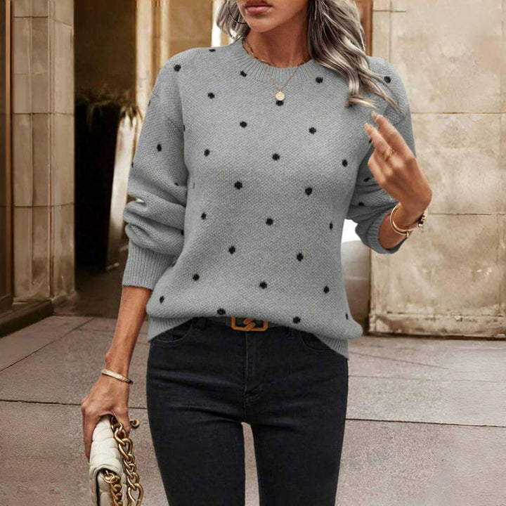 Margot - Elegant Polka Dot jumper