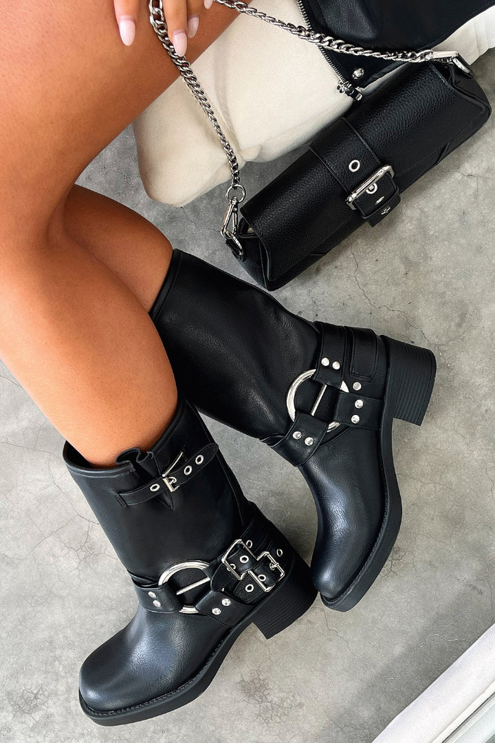 Adelaide - Women's Black Short Boots