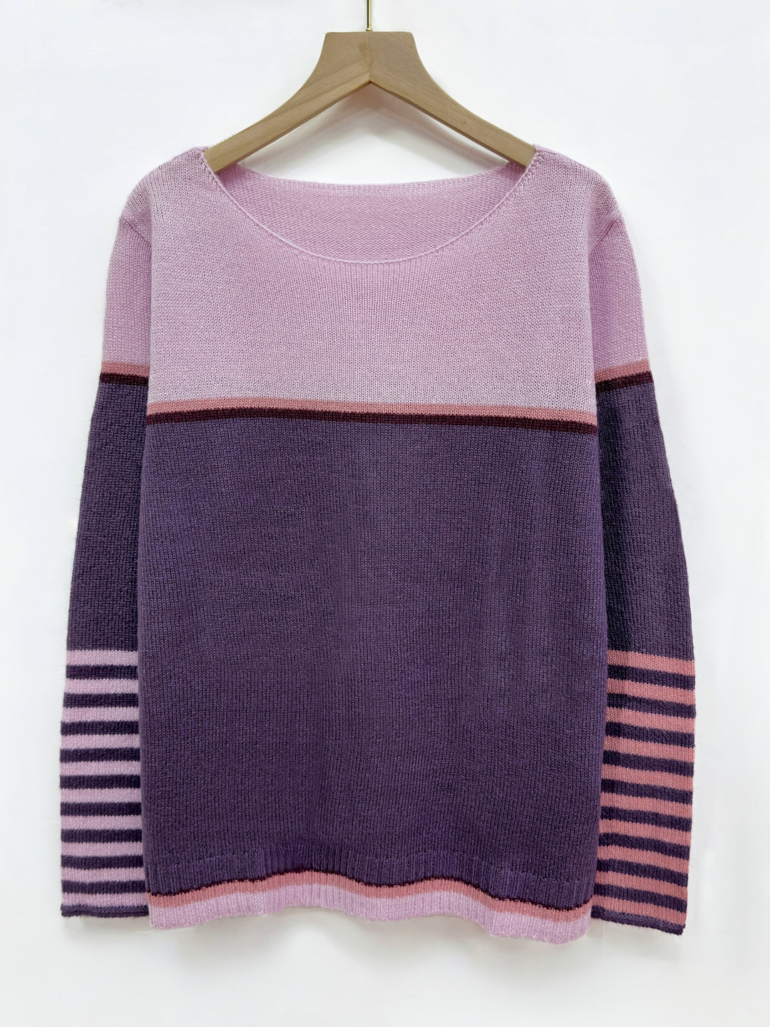 Selina - Long-Sleeved Striped Sweater