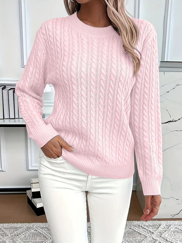 Esther - Casual Loose-Fit Round Neck Sweater