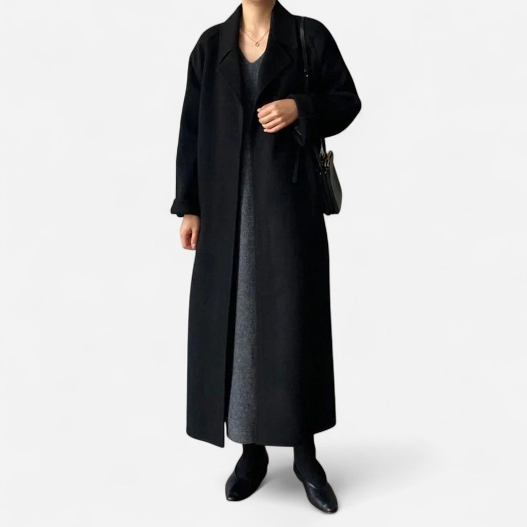 Daphne - Women's Longline Wool Coat