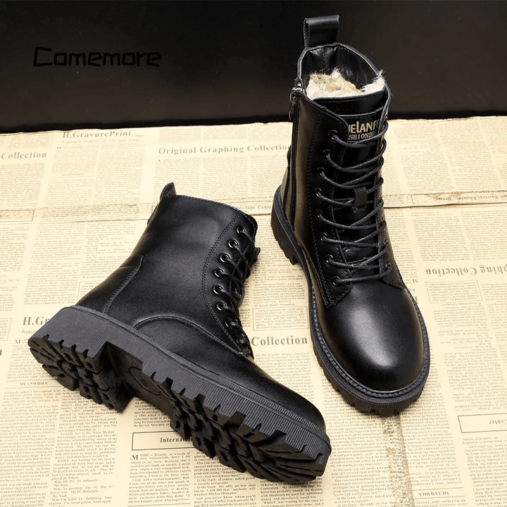 Farah - Elegant Black Leather Boots