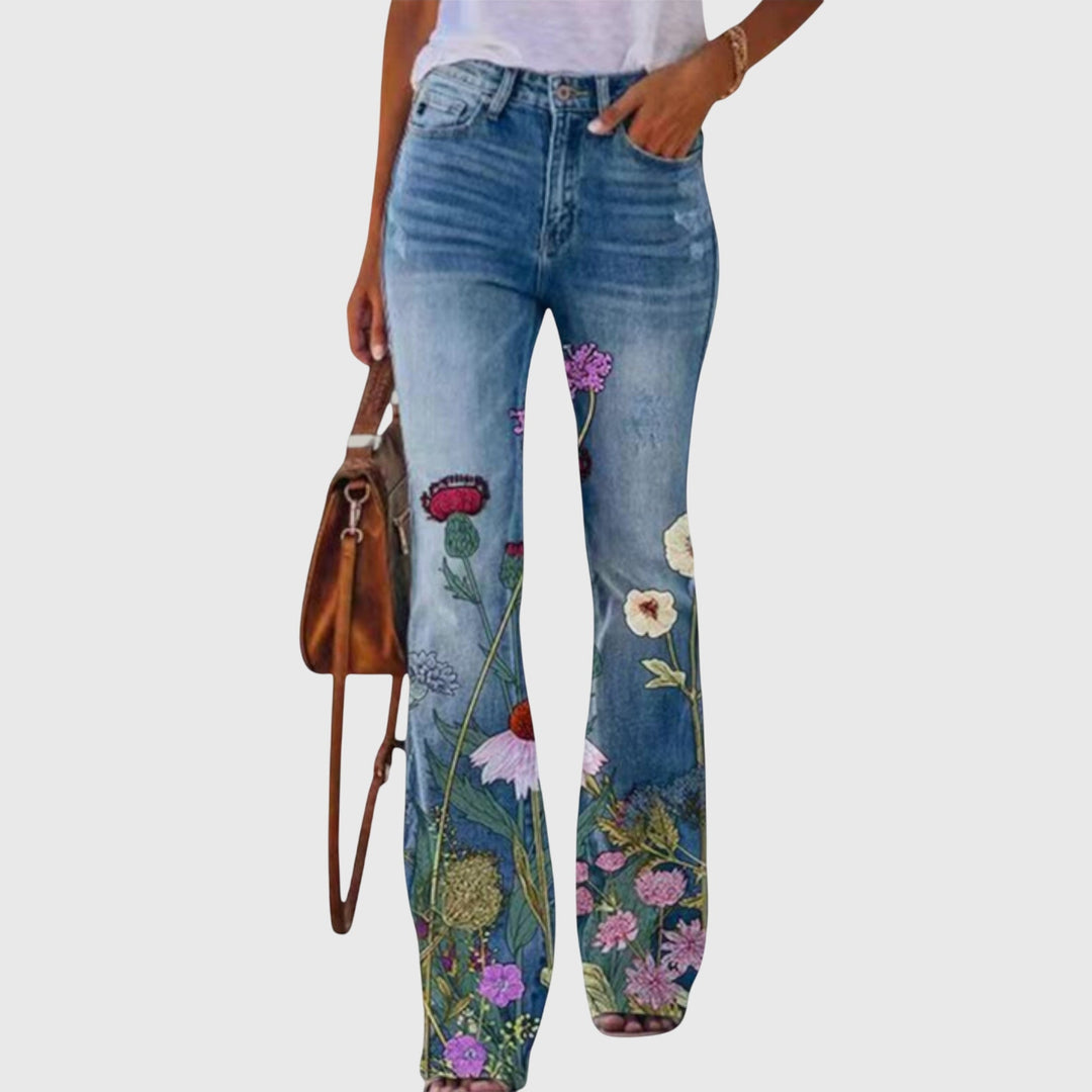 Evelina - Pants with Flowers