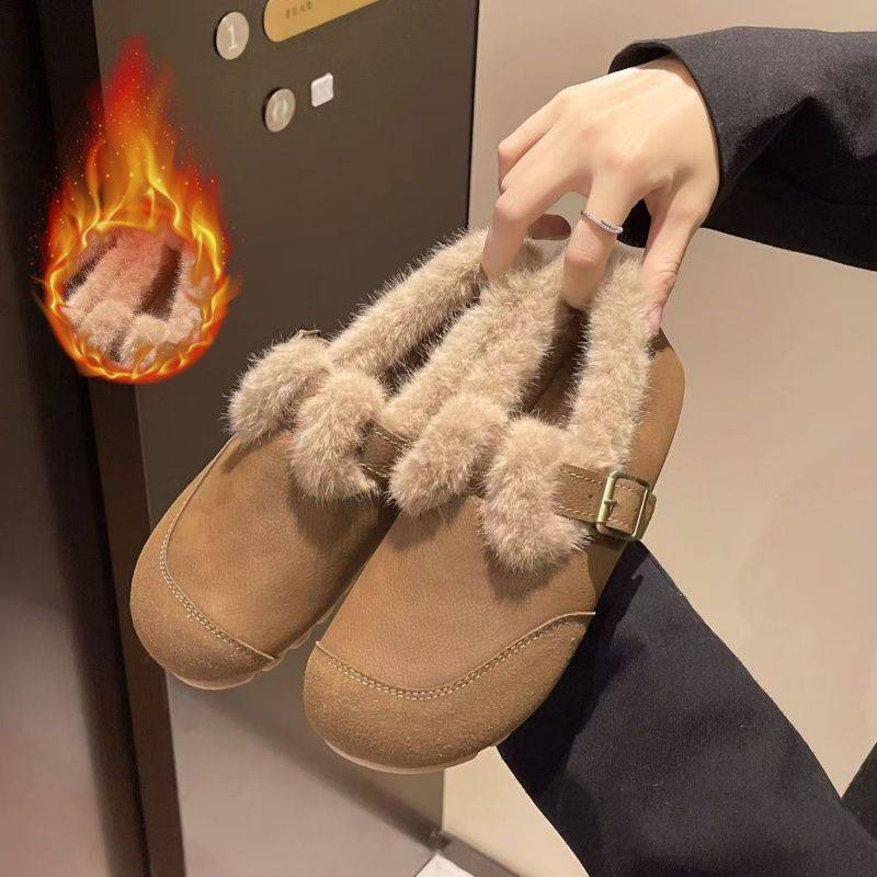 Daisy - The Retro Fur-Lined Loafer