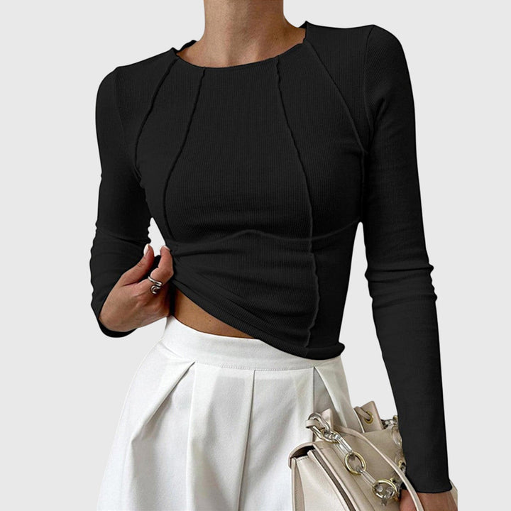 Harriet - Ribbed Long-Sleeve Top