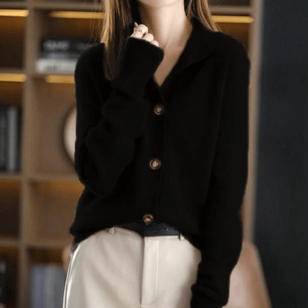 Ophelia - Luxurious Cashmere Knit Cardigan