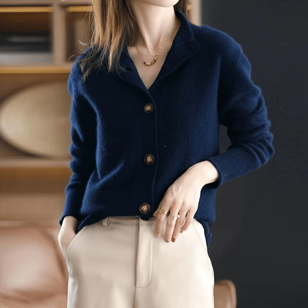 Ophelia - Luxurious Cashmere Knit Cardigan