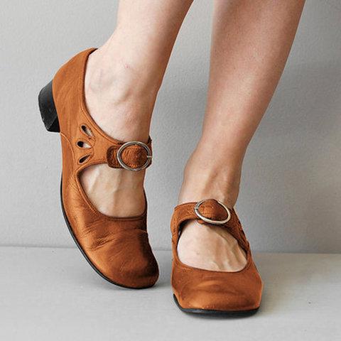 Bethany - Unique and Comportable Leather Pumps