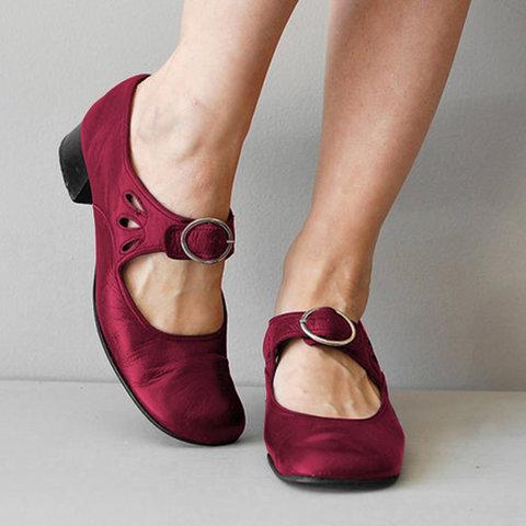 Bethany - Unique and Comportable Leather Pumps