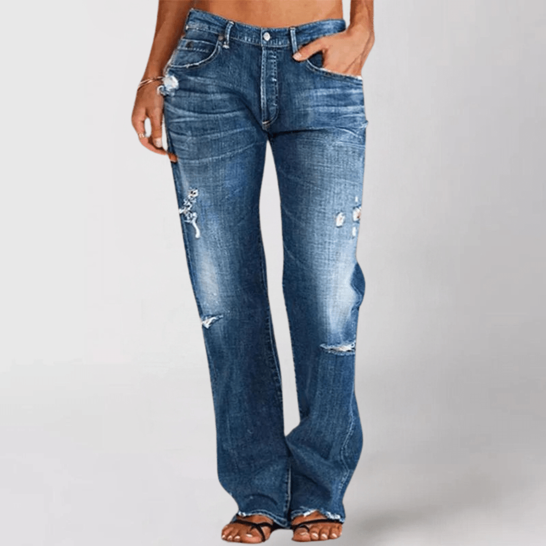 Doris - Relaxed Fit Wide-Leg Jeans