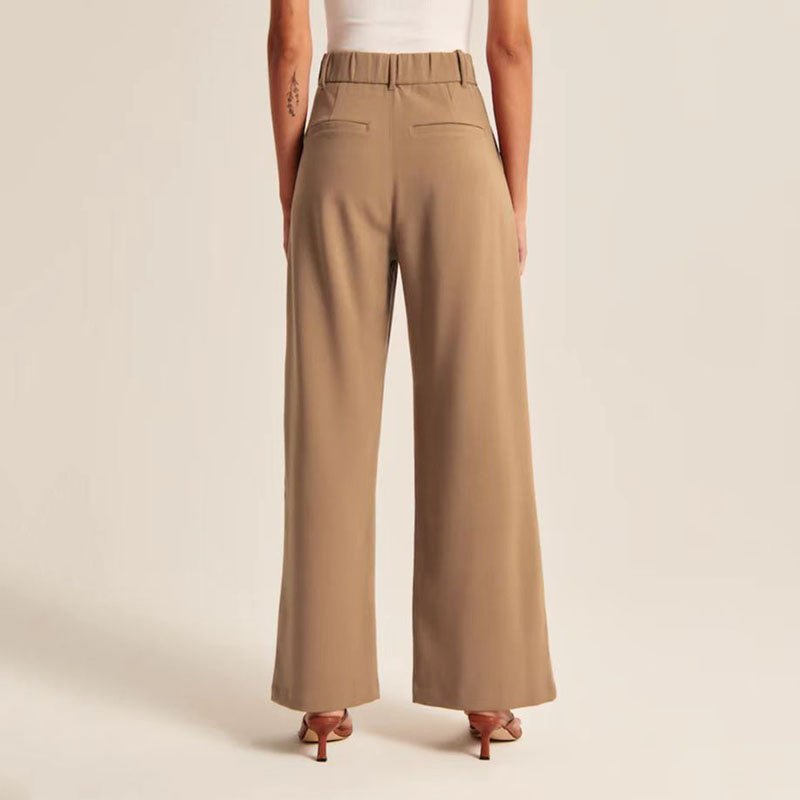 Hannah - Women's Loose Fit Wide Leg Trousers