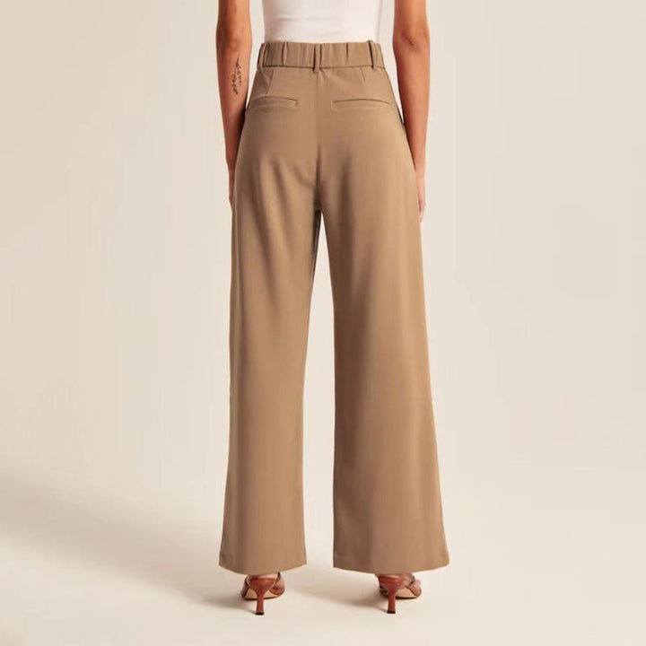 Hannah - Women's Loose Fit Wide Leg Trousers