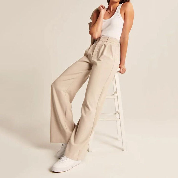 Hannah - Women's Loose Fit Wide Leg Trousers