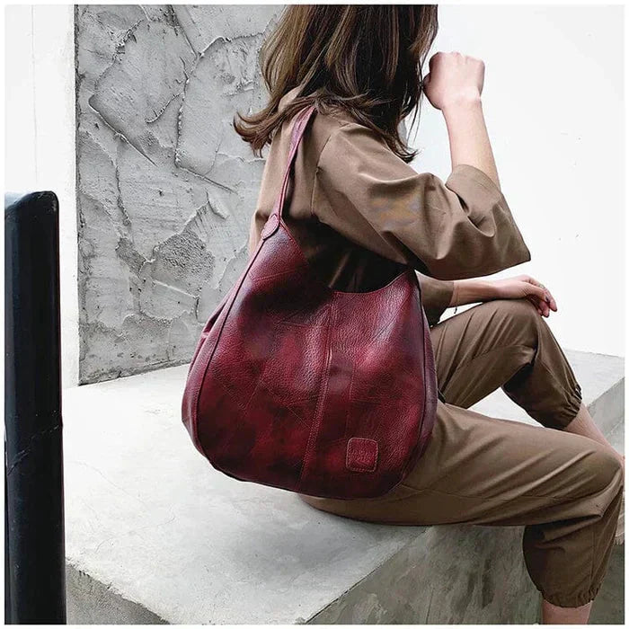 Ruby - Vintage Leather Handbag
