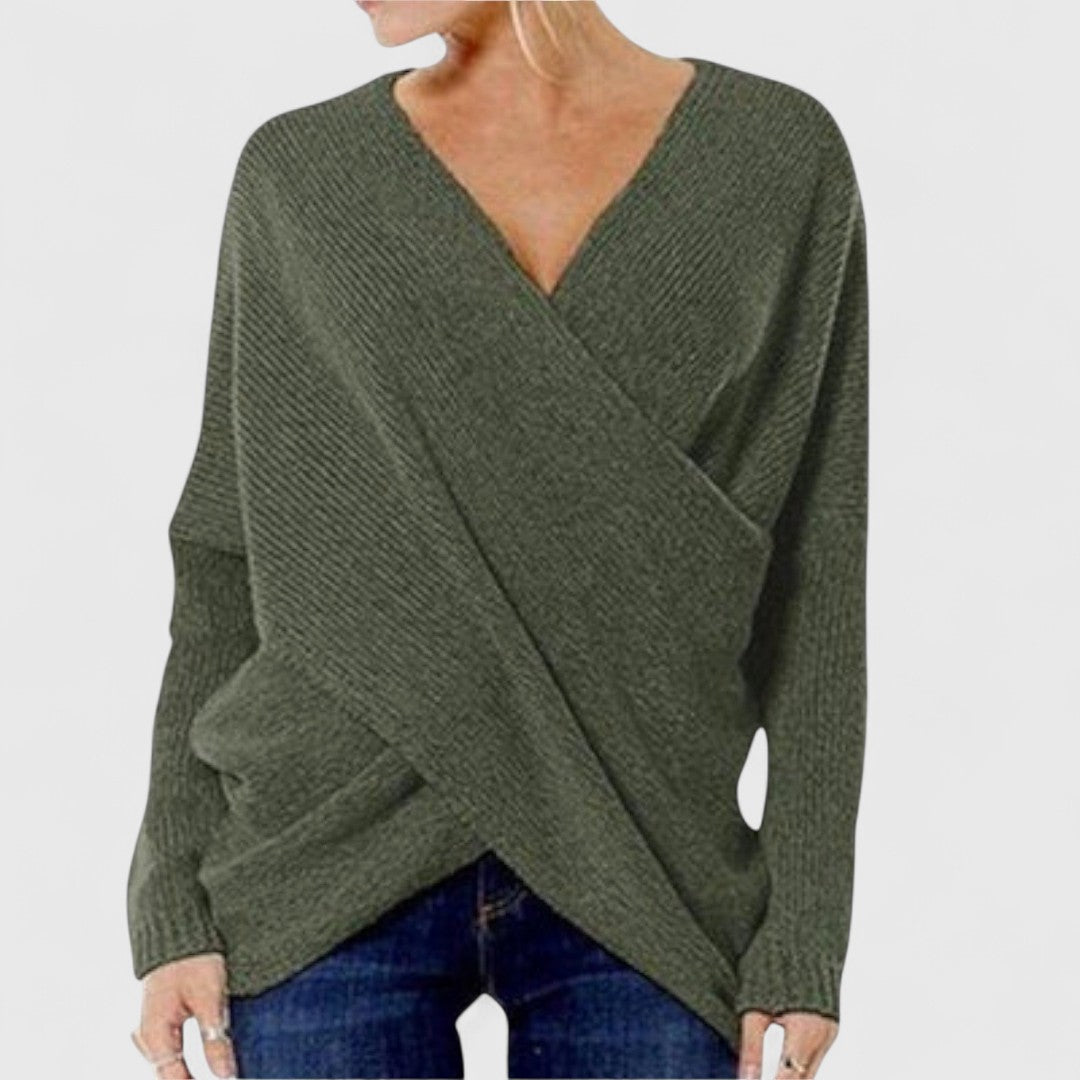 Charlotte - Crossed Sweater
